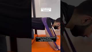 Serratus Anterior Activation  Shoulder Strength Exercise  Arunalaya Healthcare shorts [upl. by Yaakov]