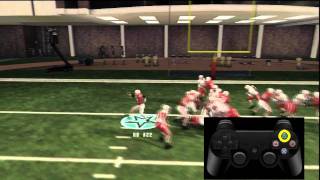 NCAA Football 12 Tips Running GameStick Moves [upl. by Anairuy]