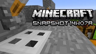 Minecraft Transforming Villagers Remote Keys and More Snapshot 14w07a [upl. by Adnalro216]