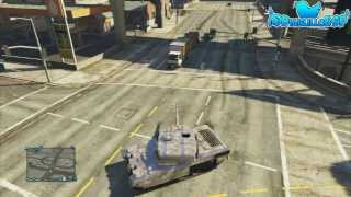 TRUCO GTA V ONLINE 109 Como Poner El Tanque Rhino Cromado En Online  PS3  Guapisimo [upl. by Ariaes]