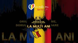 LA MULTI ANI ROMANIA 💙💛 ❤️ HAPPY NATIONAL DAY ROMANIA 🇷🇴 [upl. by Ekaj]