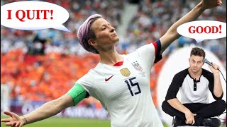 Megan Rapinoe Quits Soccer After Comedian Makes Fun of Her Kvon [upl. by Ode]