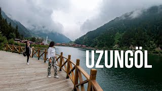 Uzungöl Trabzon Walking Tour 4k Turkish Black Sea Summer 2021 [upl. by Athallia]