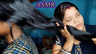 ASMR Doing My Sweet Sister Hair Cracking amp Massage Tingles asmrsangi7044 👧🌹❤️ [upl. by Oetam92]