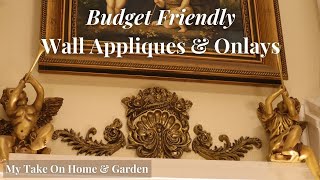 Elegant Wall Appliques and Onlays  Budget Friendly Home Decor [upl. by Letsirk]