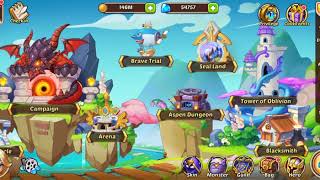 Idle Heroes 3  Getting First E1 Hero [upl. by Eartha]