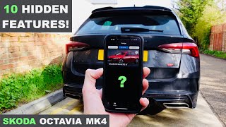 Unlocking 10 HIDDEN Features on Skoda Octavia MK4 vRS [upl. by Adihsaar]