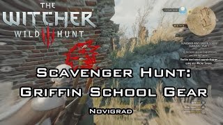 The Witcher 3 Wild Hunt  Scavenger Hunt Griffin School Gear  Treasure Hunts  Novigrad [upl. by Raddi]