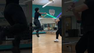 Epic Lightsaber Battles  Niman Form 6 lightsaber starwars lightsaberduel [upl. by Ellezig]