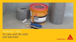 Sikalastic®685 – Waterproofing liquid applied membrane for new and old roofs [upl. by Leiruh140]