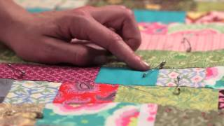 Quilty Tying a Quilt—Quilting Howto [upl. by Gnemgnok]