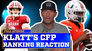 CFP Rankings Reaction How much danger is Georgia in Are Indiana Penn State and BYU safe [upl. by Aneloj]