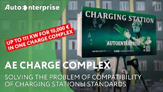 AE Charge Complex CCS Type1 Type2 amp CHAdeMO DC FAST Charger  AutoEnterprise [upl. by Methuselah201]