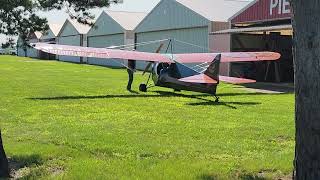 Aeronca C3 at the Brodhead Pietenpol reunion [upl. by Jillana]