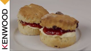 Scones Recipe  Demonstrated with Kenwood Chef [upl. by Anilram243]