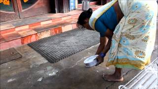 Evening KOLAM in Puducherry by Chantal Jumel [upl. by Yelrihs]