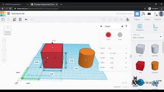 How To Use Tinkercad 3D Design Simulation Tool  Tamil Tutorial 1  Inspa Robotics [upl. by Aneahs685]