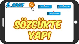 Sözcükte Yapı  Taktikli Konu Anlatımı 📙 6Sınıf Türkçe 2023 [upl. by Gene]