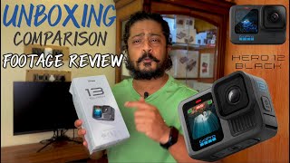 Which one Should You Pick GoPro 13 Vs GoPro 12  UNBOXING COMPARISON amp FOOTAGE REVIEW [upl. by Ahsimac]