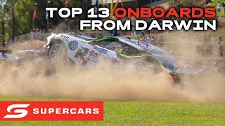 THAT HeimgartnerMurray Crash And The Top Onboards From Darwin  2024 Repco Supercars Championship [upl. by Niltak]