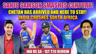 Sanju Samson Smashes Century  Chetan has arrived and here to stay  India Crushes South Africa [upl. by Ranip]