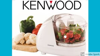 kenwood Mini Chopper unboxing testing review kenwoodminichopper [upl. by Anivas]