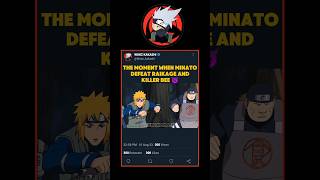 The moment when Minato defeat Raikage  naruto [upl. by Cassilda]