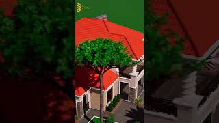 Modern 4 Bedroom SemiStoried House shortsviral [upl. by Daenis]