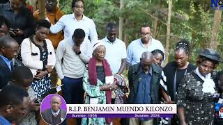 BENJAMIN M KILONZO Funeral at MBooni Makueni County Ndanda Events TV [upl. by Ennaj]