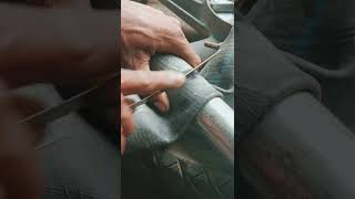 Tube puncher repairbikeyoutubeshortvideo [upl. by Secor]