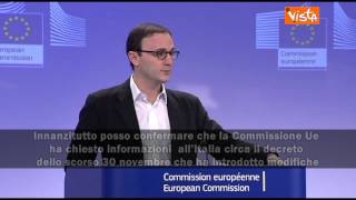 UE SU DECRETO BANKITALIA VALUTEREMO SE CI SONO AIUTI DI STATO PER LE BANCHE [upl. by Eitsyrc866]