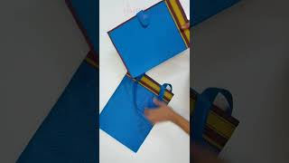 File Folder with Bag  Stay tuned for making video handcraftcottonbags shorts filefolder diy [upl. by Middle]