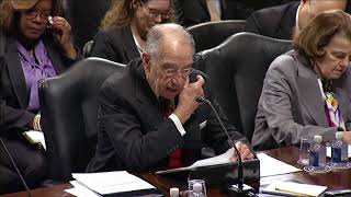 Grassley Discusses Trump Tower Interview Transcripts at Judiciary Committee Markup [upl. by Nywnorb306]