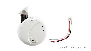 First Alert Hardwired Photoelectric Smoke Alarm with Battery Backup  7010B [upl. by Gnoz]