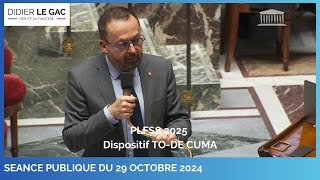 PLFSS 2025  extension du dispositif TODE aux CUMA  partie 22 [upl. by Nodnyl]