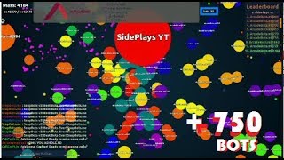 biggest cellcraftio hack ever 750 bots agario free bots download [upl. by Noeruat]