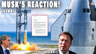 Elon Musk Just Exposed FAAs Boss Telling Lie About Starship Launch [upl. by Nelyk]