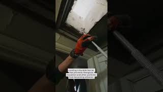 AC Duct Sealing and Coating ASMR Using Fiberlock hvacmaintenance hvacrepair ductwork [upl. by Nylinnej]