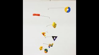 How to Balance a Calder Style Cascading Mobile Sculpture [upl. by Banyaz767]