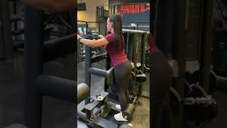 Gym80 Standing Leg Curl Machine hamstrings [upl. by Tanner124]