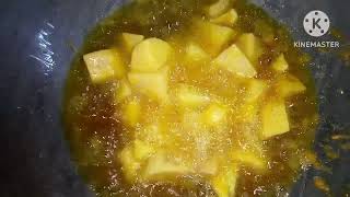 Aloo gobi matar ki sabji recipe😋😋💯 teastycooking cookwithrajni [upl. by Isoj]