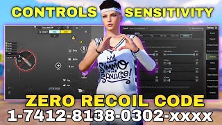 Best No Recoil Sensitivity Settings for BGMI amp PUBG MOBILE [upl. by Nnyluqcaj]