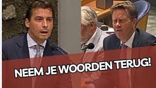 Martin Bosma tikt Baudet op de vingers wegens ONGEPASTE opmerking [upl. by Anisamot]