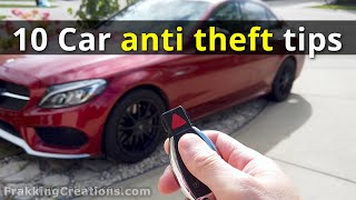 10 best anti theft things you can do to protect your car from theft [upl. by Roxana]