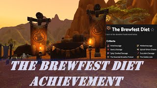 The Brewfest Diet Wow Achievement  Brewfest Event  Horde [upl. by Wagoner]