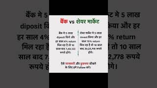 Bank VS share market  stock latest news marketing finance investing bank shorts viral 2024 [upl. by Garv335]