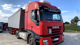 Iveco Stralis 500 drive and Renault Burning tires [upl. by Tierney]