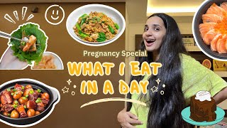 What I EaT in a day 🤰🏻  Pregnancy Spcl 😶‍🌫️  Thejus eattan’s house  Malavika Krishnadas [upl. by Ecnerwaled256]