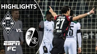 Freiburg scores SIX past Gladbach in firsthalf goalfest  Bundesliga Highlights  ESPN FC [upl. by Hermione]