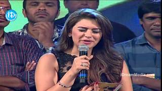 Hansika Cute Speech  Power Audio Launch [upl. by Backer]